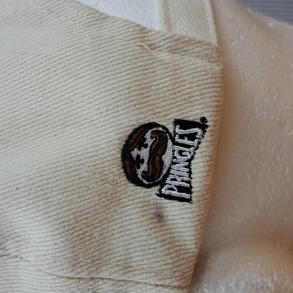 Vintage Pringles promo Slam the Stack stitched logo cream & red pull tab hat - Picture 3 of 9